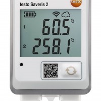 Testo Saveris 2-T3 (0572 2033) - WiFi-логгер данных с дисплеем и двумя разъемами для подключения внешних термопар -  Измерительные приборы и паяльное оборудование ООО Атласпро